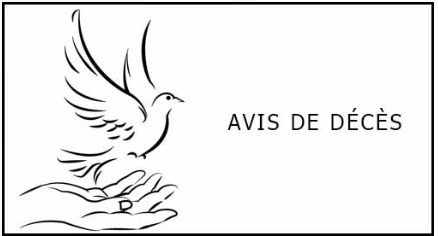 Avis de décès