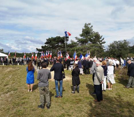 Hommage aux 36 fusillés de la plaine de Chanfroy