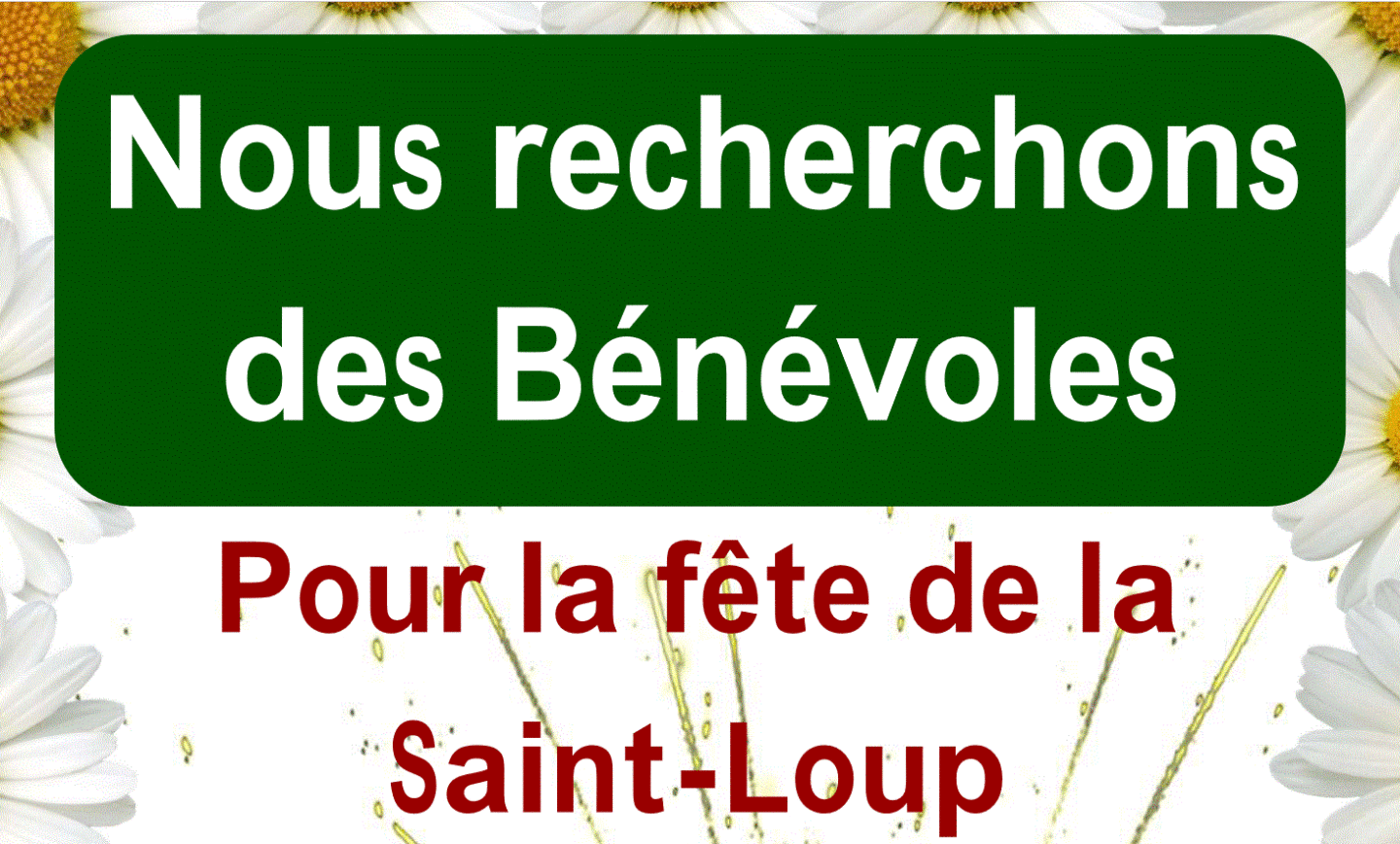 Recherche de bénévoles