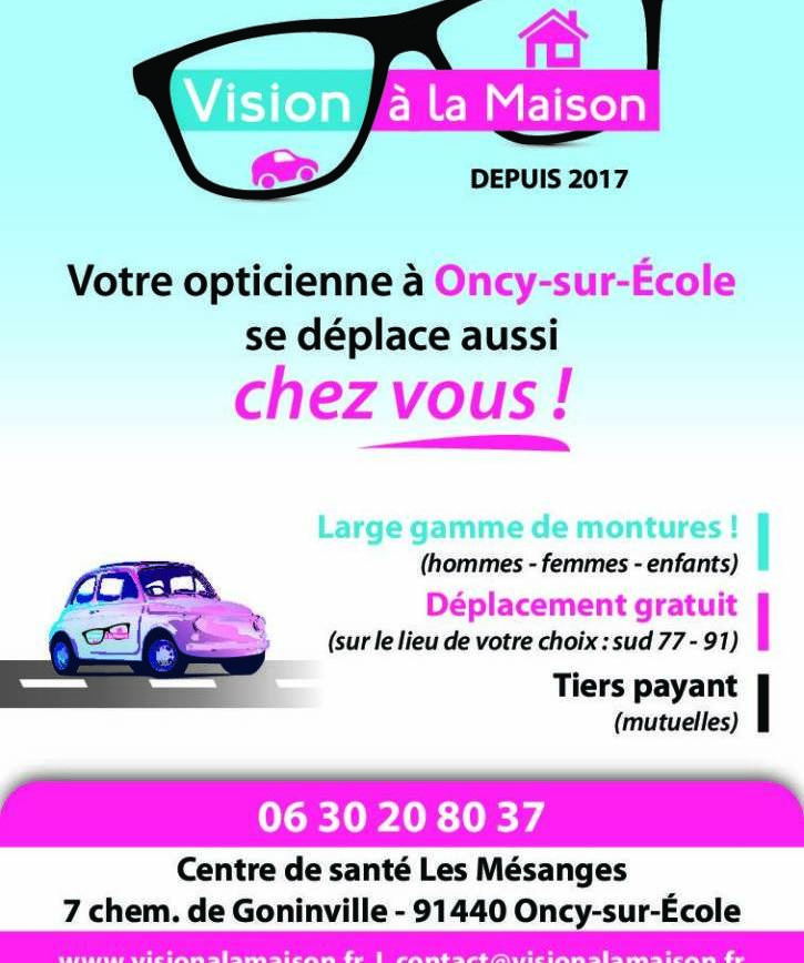 Une opticienne à domicile