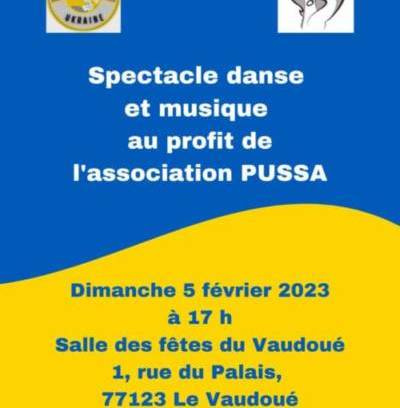 Spectacle Danse et Musique au profit de l’Association PUSSA