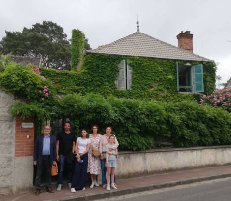 La famille De Lattre-Kogan au Vaudoué