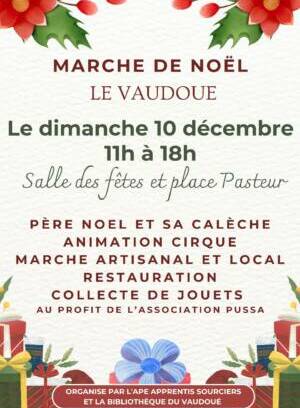 Dimanche 10 décembre : le Marché de Noël des Apprentis Sourciers !