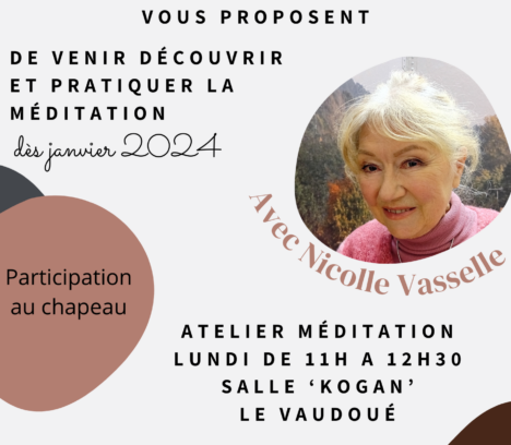 Les ateliers méditation