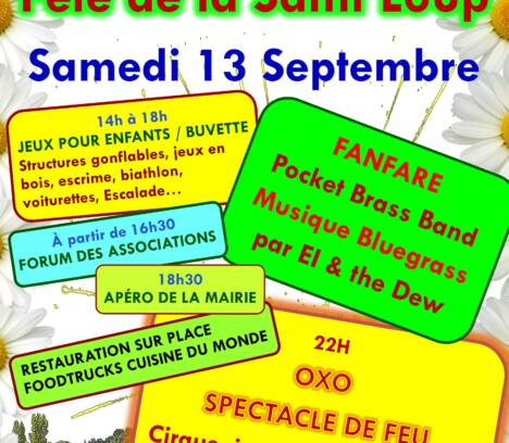 Le 13 septembre 2025 c’est La Saint Loup au village !