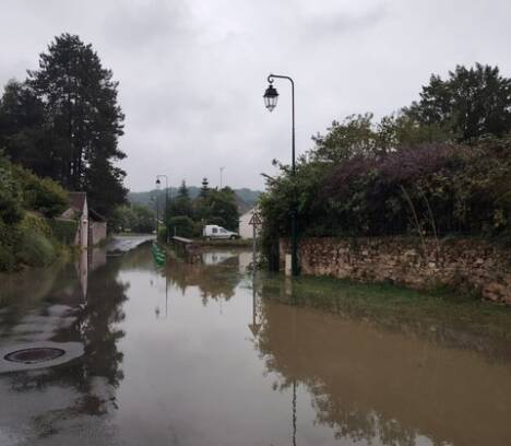 Un déluge d’eau sur le Vaudoué ce 20 août 2025