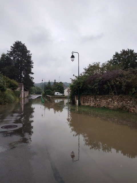Un déluge d’eau sur le Vaudoué ce 20 août 2025