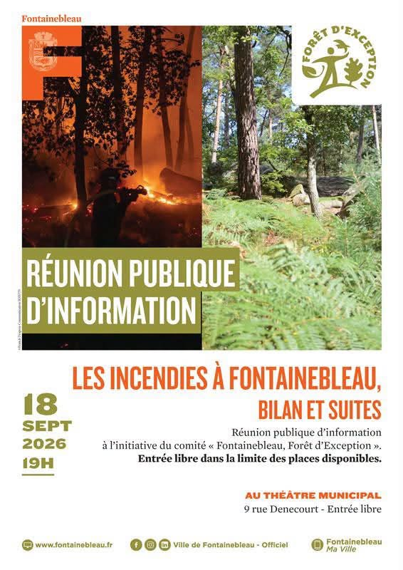 Réunion publique d’information à Fontainebleau